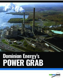 POWER GRAB Dominion Energy's - Food & Water Watch