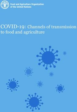 COVID-19: Channels of transmission to food and agriculture
