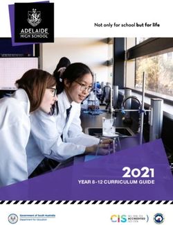 2021 YEAR 8 - 12 CURRICULUM GUIDE - Adelaide High School
