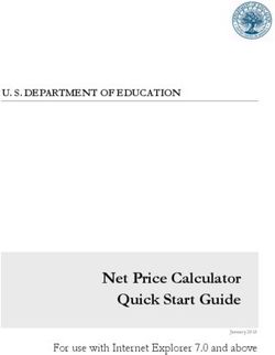 Net Price Calculator Quick Start Guide - U. S. DEPARTMENT OF EDUCATION
