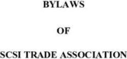 BYLAWS OF SCSI TRADE ASSOCIATION