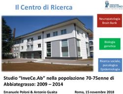IL CENTRO DI RICERCA - STUDIO "INVECE.AB" NELLA POPOLAZIONE 70-75ENNE DI ABBIATEGRASSO: 2009 2014 - EPICENTRO