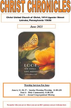 June 2021 - united church of christ