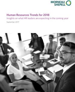 Human Resources Trends for 2018 - Insights on what HR leaders are expecting in the coming year September 2017 - Morneau Shepell