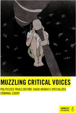 MUZZLING CRITICAL VOICES - POLITICIZED TRIALS BEFORE SAUDI ARABIA'S SPECIALIZED CRIMINAL COURT - Amnesty International Schweiz