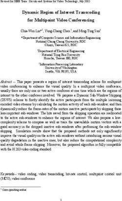 Dynamic Region of Interest Transcoding for Multipoint Video Conferencing