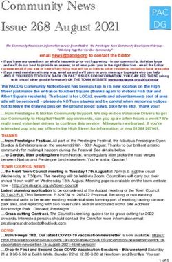 Community News Issue 268 August 2021 - Presteigne & Norton