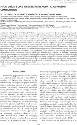FROG VIRUS 3-LIKE INFECTIONS IN AQUATIC AMPHIBIAN COMMUNITIES