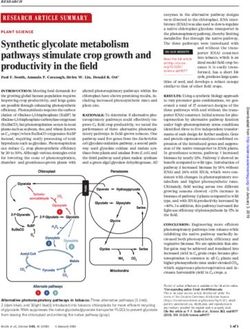 Synthetic glycolate metabolism pathways stimulate crop growth and productivity in the field - Gwern.net