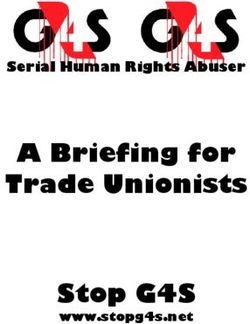 A Briefing for Trade Unionists - Stop G4S - Serial Human Rights Abuser - www.stopg4s.net
