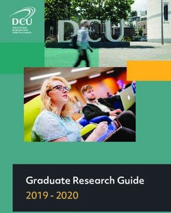 Graduate Research Guide 2019-2020 - Dublin City University