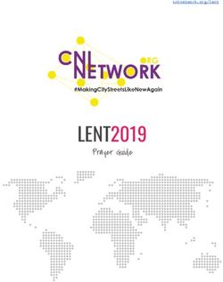 LENT 2019 Prayer Guide - cninetwork.org/lent - CNI Network