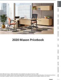 2020 Maxon Pricebook - Maxon Furniture