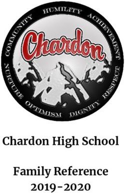 Chardon High School Family Reference 2019-2020