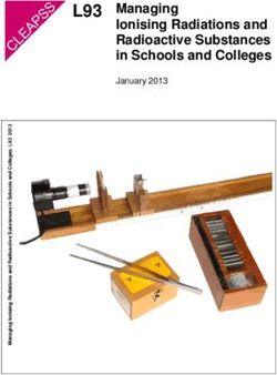L93 Managing Ionising Radiations and Radioactive Substances in Schools and Colleges
