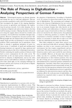 The Role of Privacy in Digitalization - Analyzing Perspectives of German Farmers