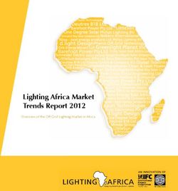 Lighting Africa Market Trends Report 2012 - Barefoot Power Pty Ltd