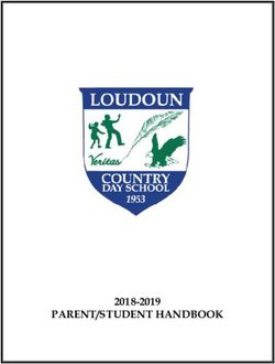 PARENT/STUDENT HANDBOOK 2018-2019 - Loudoun Country Day School