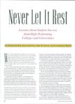 Lessons about Student Success from High-Performing Colleges and Universities