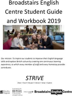 STRIVE - Broadstairs English Centre Student Guide and Workbook 2019
