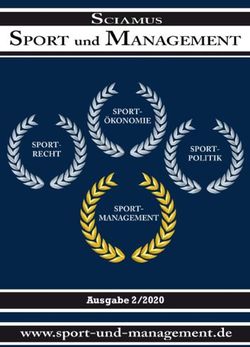 Ausgabe 2/2020 - Sciamus - Sport und Management