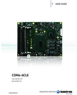 COMe-bCL6 - USER GUIDE - Kontron