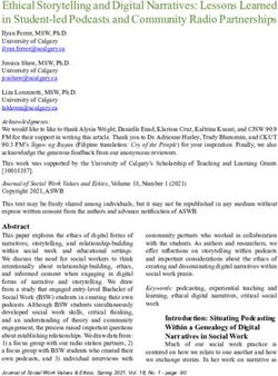 Ethical Storytelling and Digital Narratives: Lessons Learned in Student-led Podcasts and Community Radio Partnerships