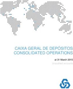 CAIXA GERAL DE DEPÓSITOS CONSOLIDATED OPERATIONS - at 31 March 2015 Unaudited accounts