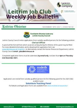 Leitrim Job Club Weekly Job Bulletin - Leitrim Development Company