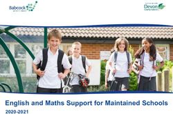 English and Maths Support for Maintained Schools - Babcock ...