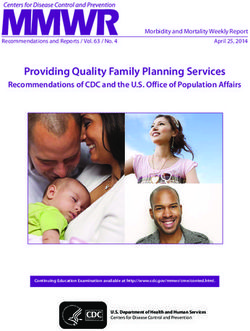 Providing Quality Family Planning Services