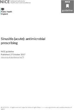 Sinusitis (acute ): antimicrobial prescribing - NICE