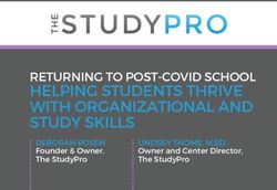 HELPING STUDENTS THRIVE WITH ORGANIZATIONAL AND STUDY SKILLS - RETURNING TO POST-COVID SCHOOL