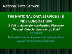 THE NATIONAL DATA SERVICE(S) & NDS CONSORTIUM - A Call to Action for Accelerating Discovery Through Data Services we can Build