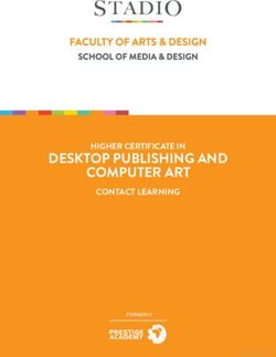 DESKTOP PUBLISHING AND COMPUTER ART - HIGHER CERTIFICATE IN CONTACT LEARNING - 29 October 2020 - STADIO Higher Education