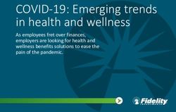 COVID-19: Emerging trends in health and wellness - As employees fret over finances, employers are looking for health and wellness benefits ...