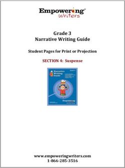 Grade 3 Narrative Writing Guide - Student Pages for Print or Projection SECTION 4: Suspense - www.empoweringwriters.com 1-866-285-3516 ...
