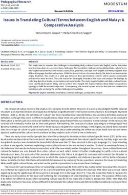 Issues in Translating Cultural Terms between English and Malay: A Comparative Analysis