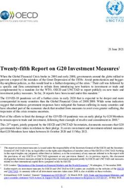 Twenty-fifth Report on G20 Investment Measures1 - World ...