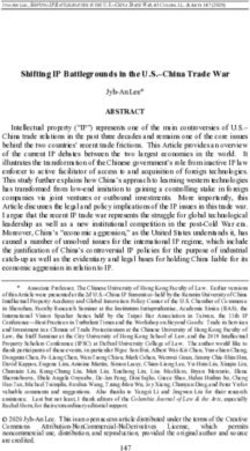 Shifting IP Battlegrounds in the U.S.-China Trade War