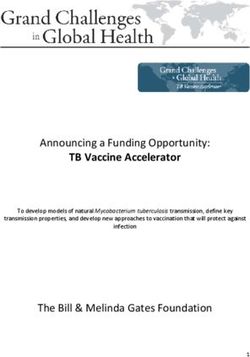 TB Vaccine Accelerator - Announcing a Funding Opportunity