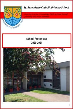 St. Bernadette Catholic Primary School - School Prospectus 2020-2021 Learning to grow in knowledge, faith and love through friendship with Jesus ...