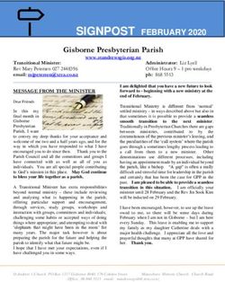 SIGNPOST FEBRUARY 2020 - GG Gisborne Presbyterian Parish