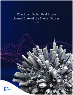 DLA Piper Global Real Estate Annual State of the Market Survey - MAY 2021