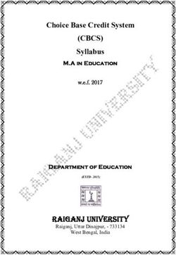 (CBCS) - RAIGANJ UNIVERSITY - Choice Base Credit System Syllabus