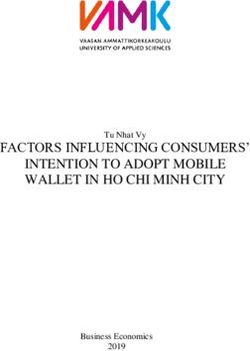FACTORS INFLUENCING CONSUMERS' INTENTION TO ADOPT MOBILE WALLET IN HO CHI MINH CITY - Tu Nhat Vy - Business Economics 2019 - Theseus