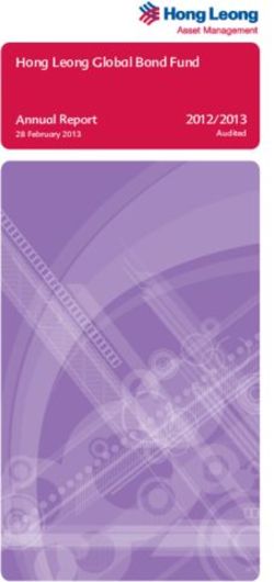 Hong Leong Global Bond Fund 2012/2013