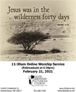 11:30am Online Worship Service February 21, 2021 - (Rebroadcast at 5:30pm) - Good ...