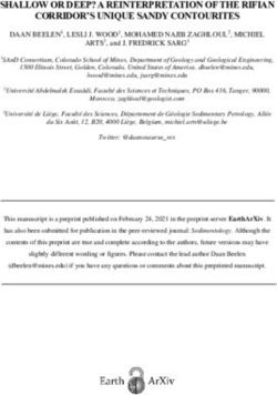SHALLOW OR DEEP? A REINTERPRETATION OF THE RIFIAN CORRIDOR'S UNIQUE SANDY CONTOURITES - EARTHARXIV