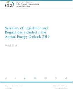 Summary of Legislation and Regulations included in the Annual Energy Outlook 2019 - March 2019 - EIA